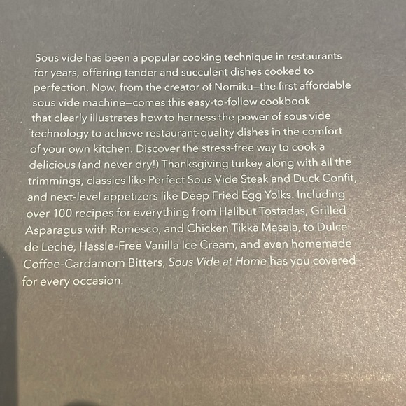 Sous-Vide at home cookbook 280 pages by Lisa Q. Fetterman - Picture 6 of 7